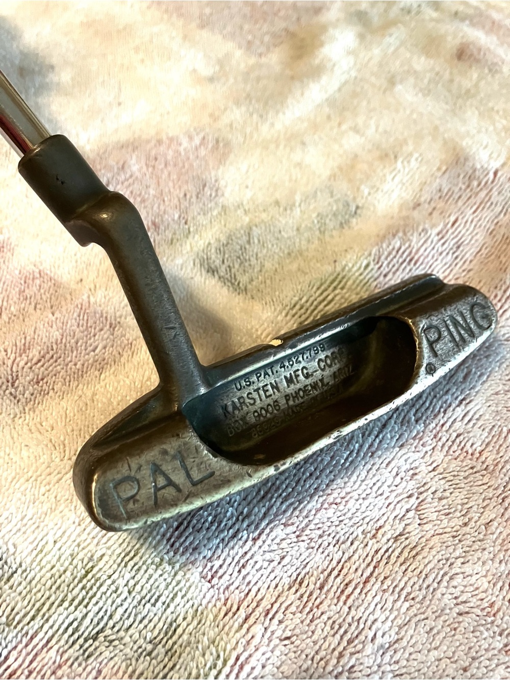 Ping Brass Blade Putter with Steel Shaft